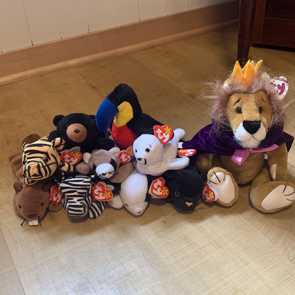 10 vintage ty Beanie Baby collectible Bundle (like new!)